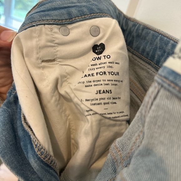 BOGO Madewell Curvy Perfect Vintage Jean with raw hem - Picture 4 of 10